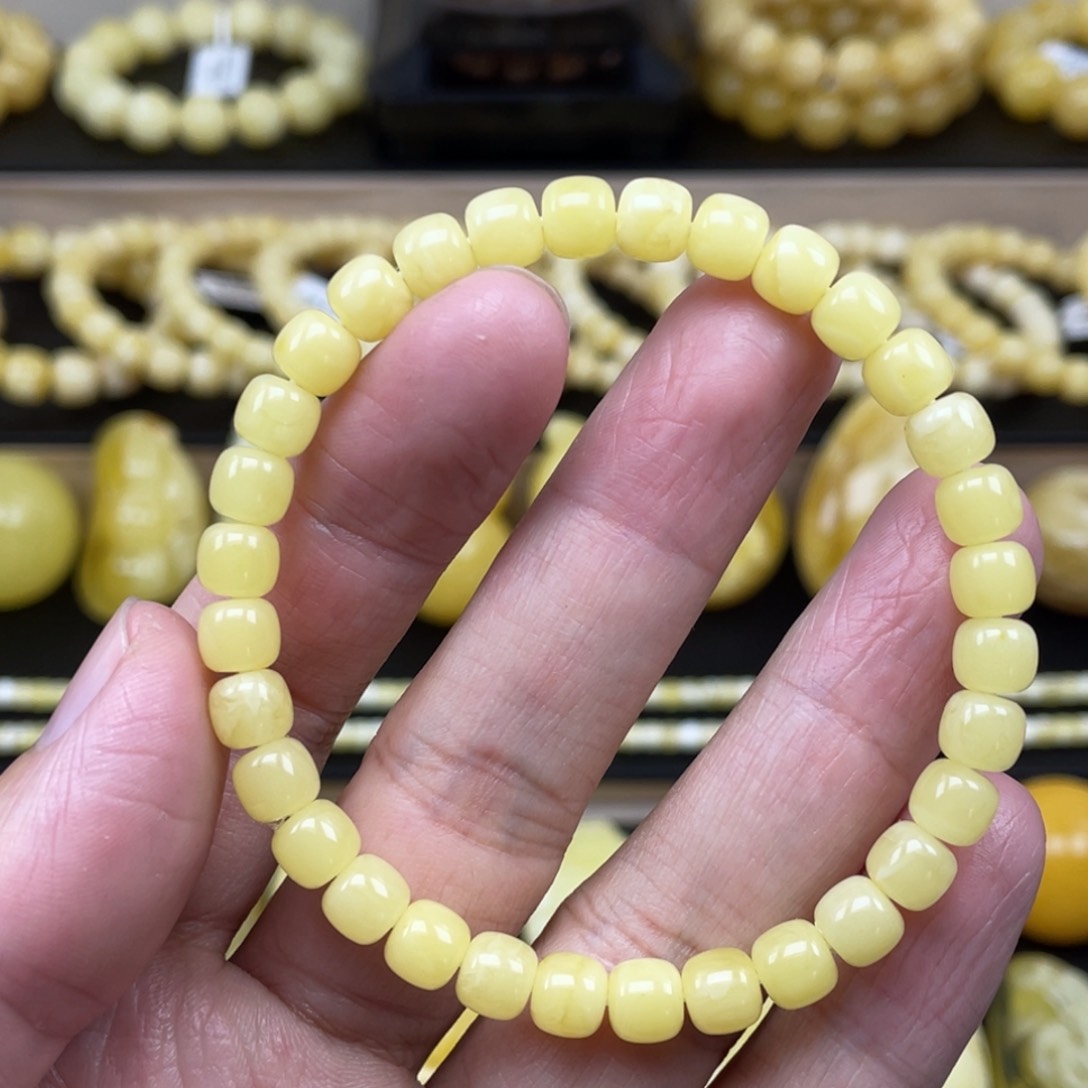 琥珀裸石未镶嵌琥珀蜜蜡