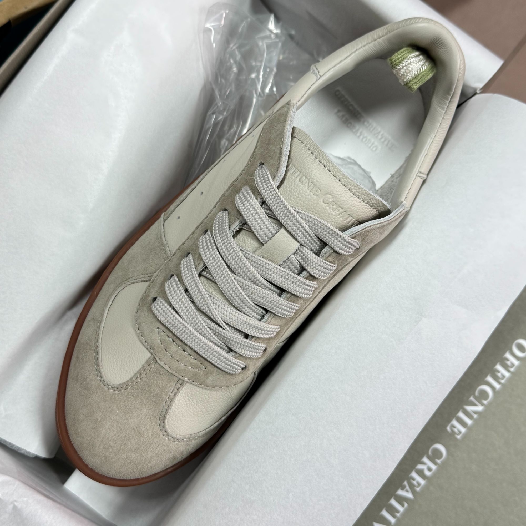 【哆哆】off意大利小众品牌情侣德训鞋东莞高货软底软面通勤休闲鞋