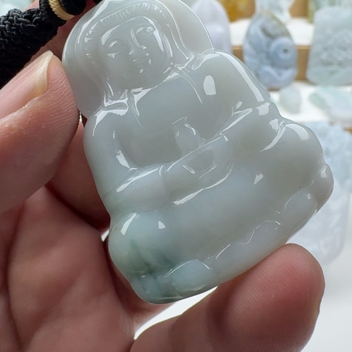 翡翠未镶嵌颈饰天然缅甸A货翡翠