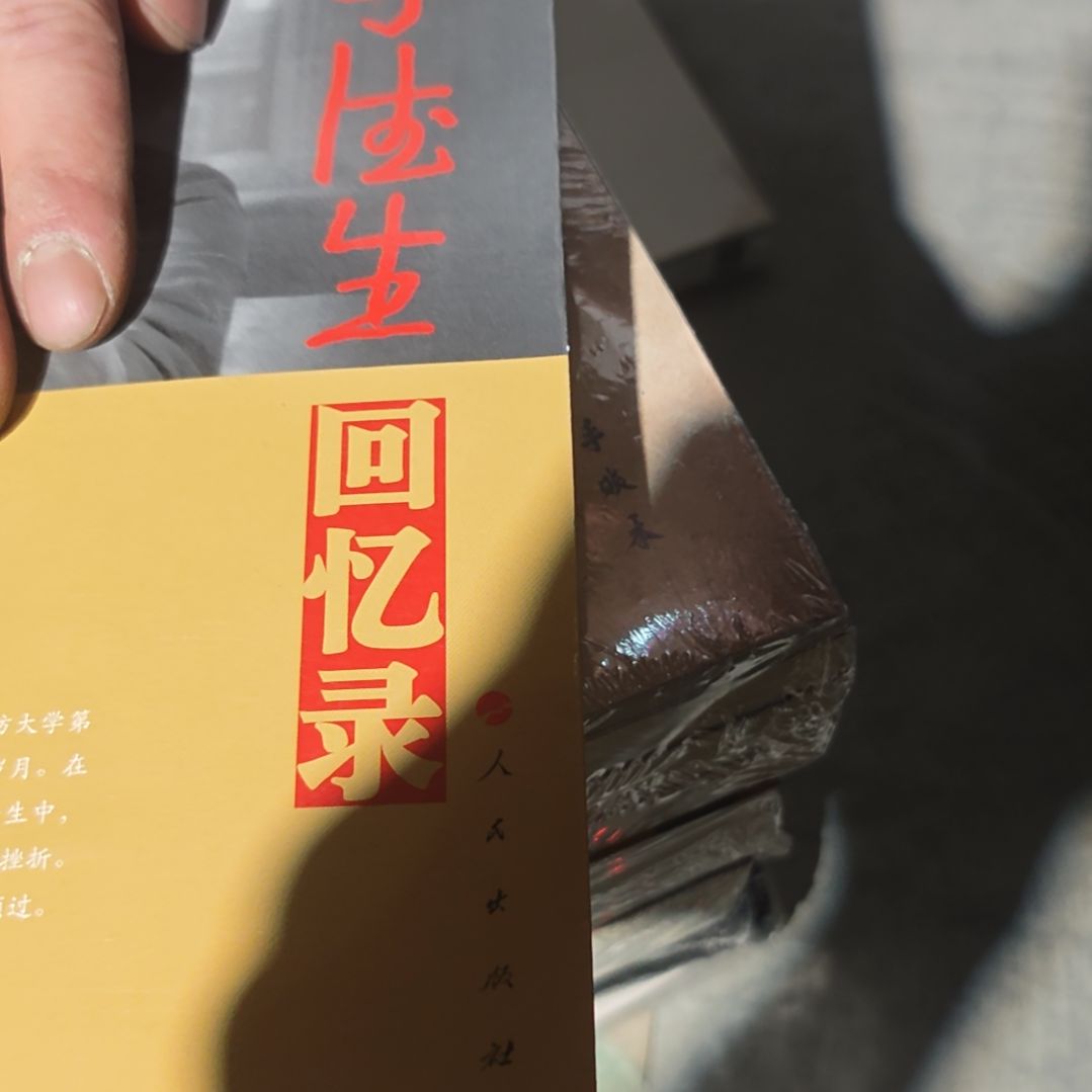 李什么什么回忆录平装没塑封