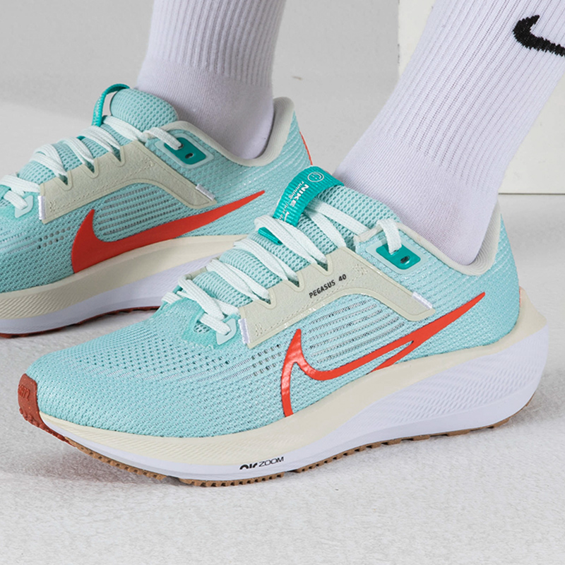 NIKE耐克女鞋AIR ZOOM PEGASUS 40飞马40运动鞋跑步鞋DV3854-300