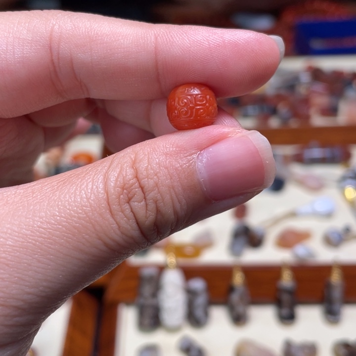 南红玛瑙未镶嵌颈饰46保山
