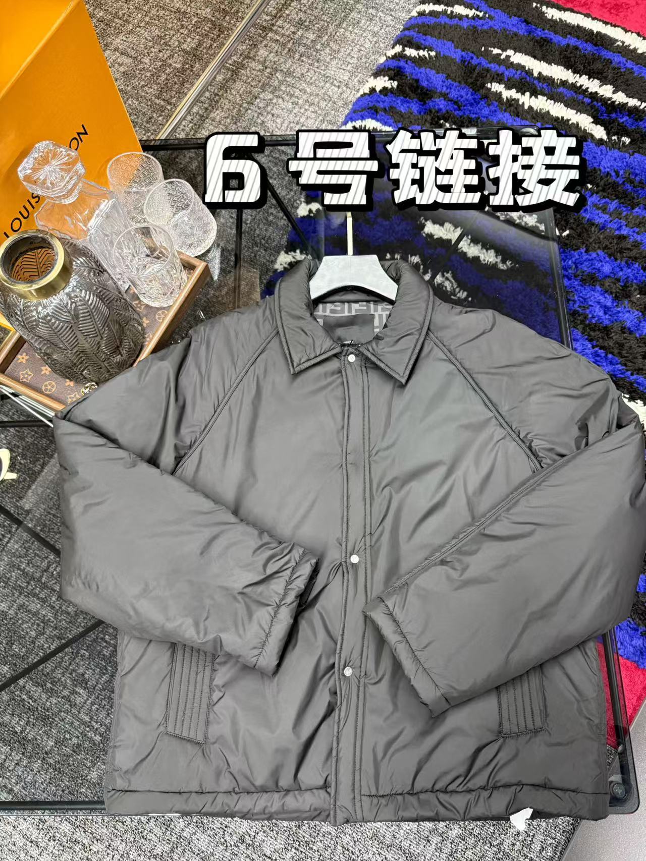 F家翻领棉服夹克