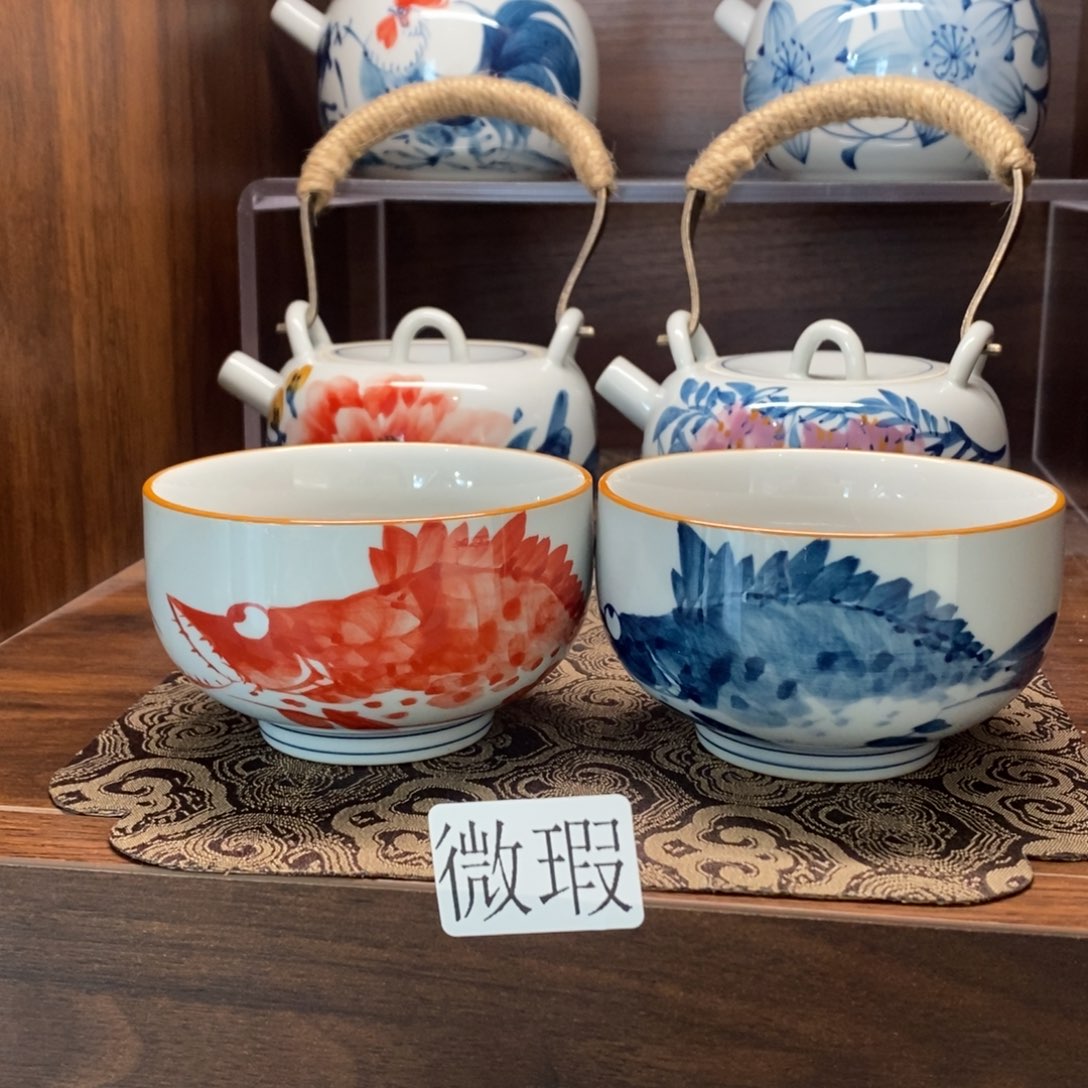 釉下彩手工绘制手工绘制