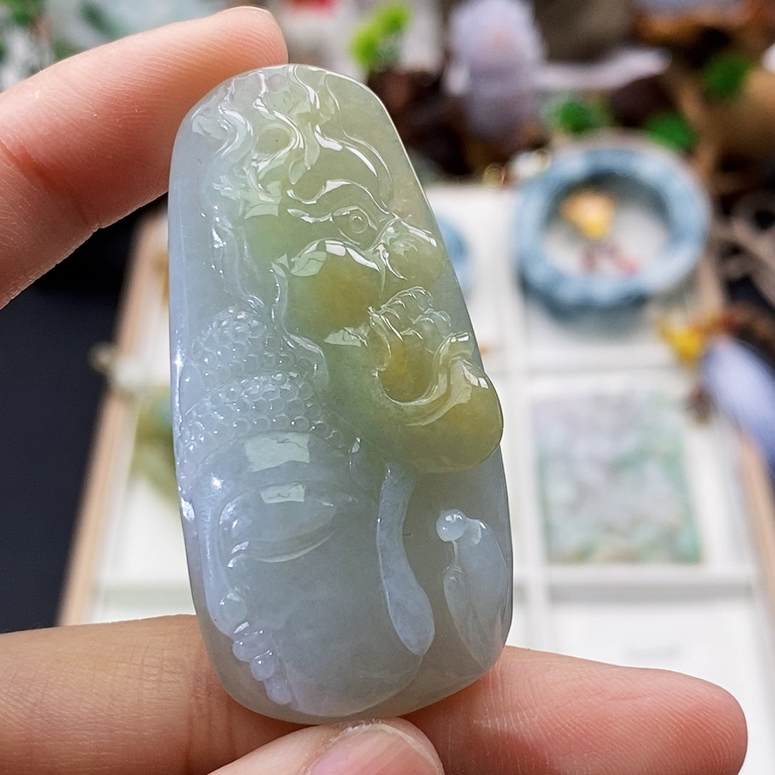 颈饰未镶嵌翡翠缅甸翡翠a货