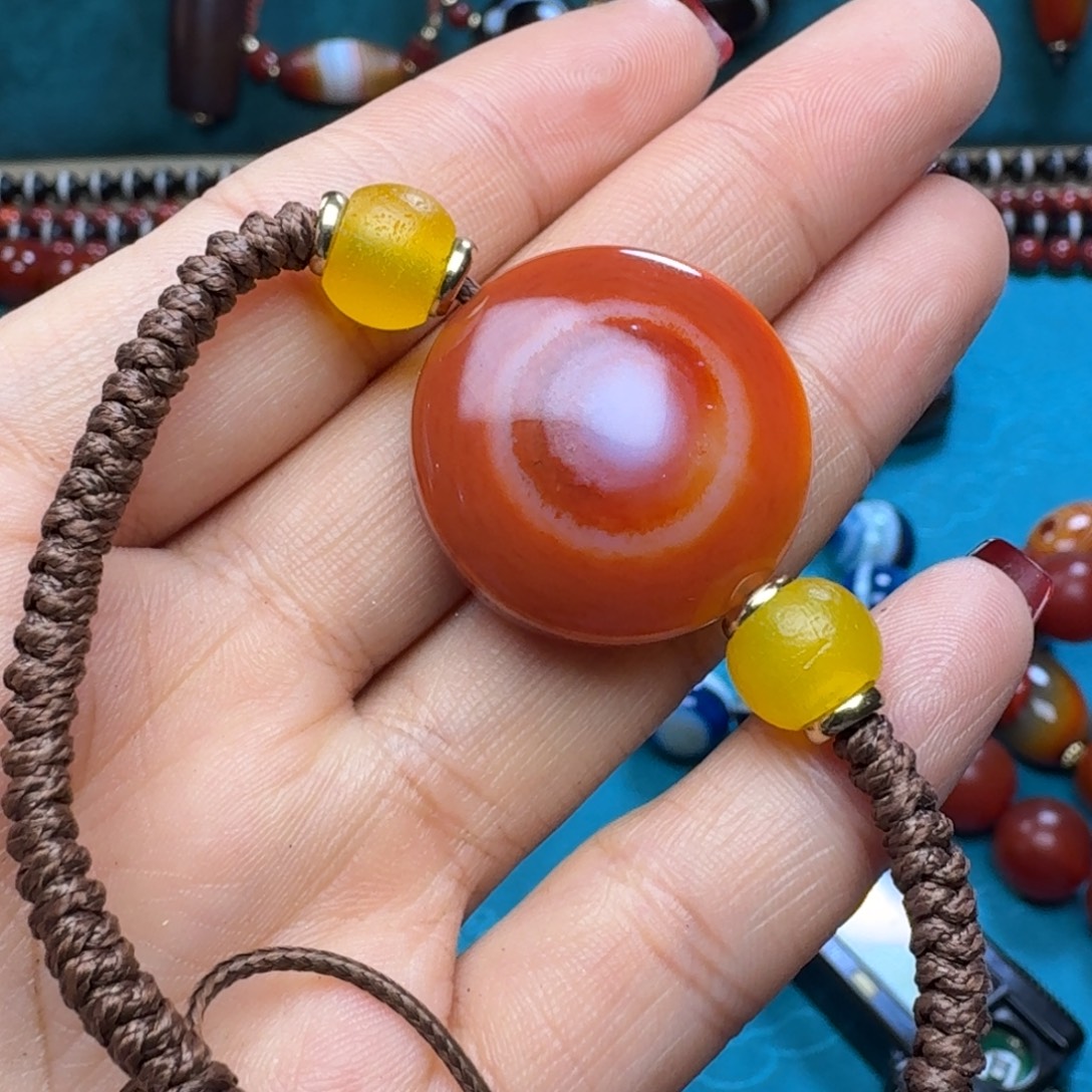 玛瑙/玉髓未镶嵌项链