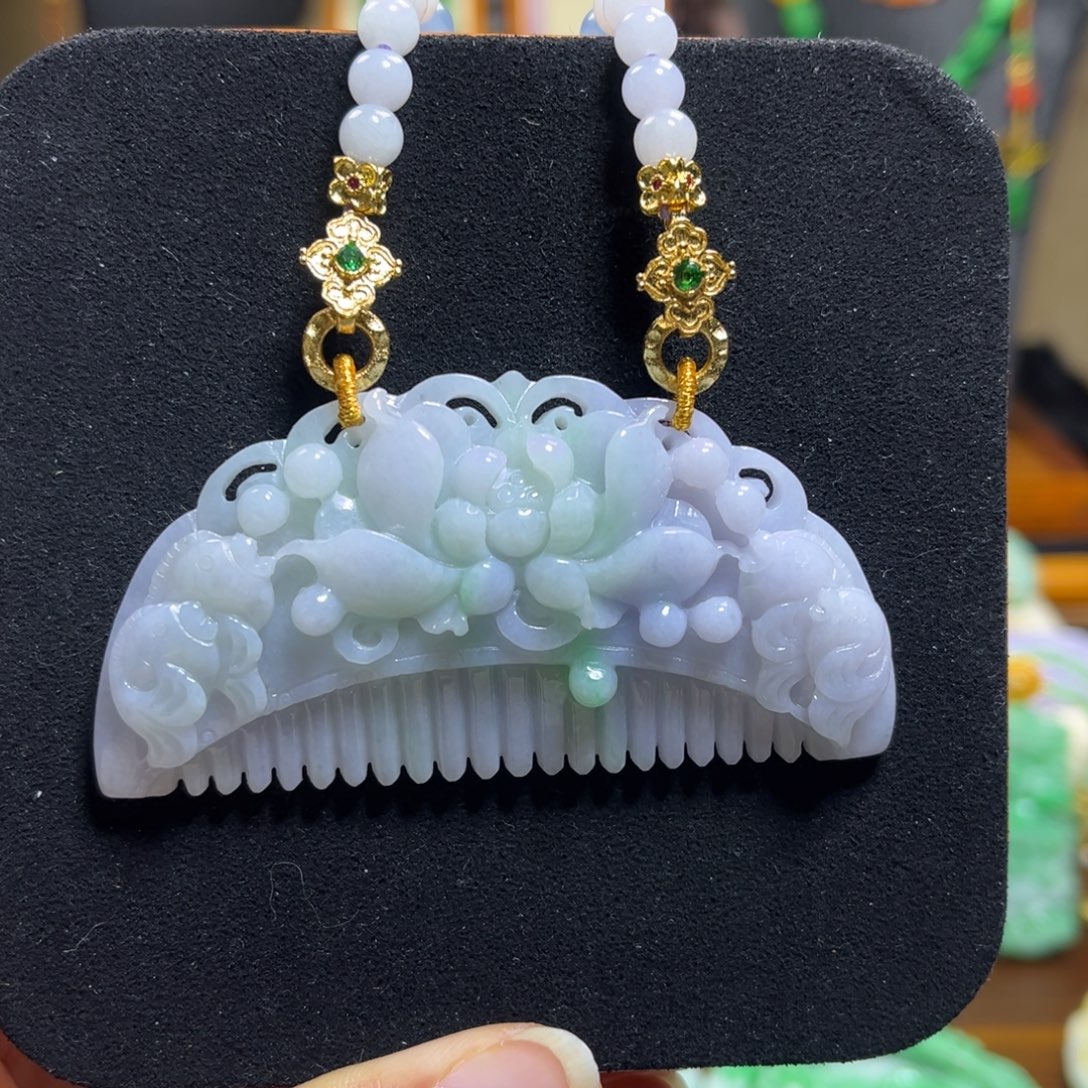 翡翠未镶嵌颈饰天然翡翠