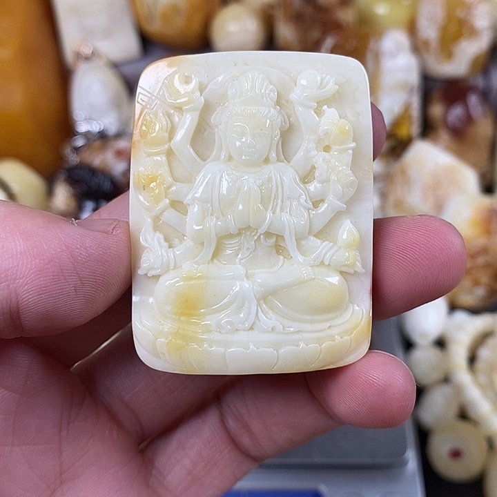 未镶嵌琥珀裸石我