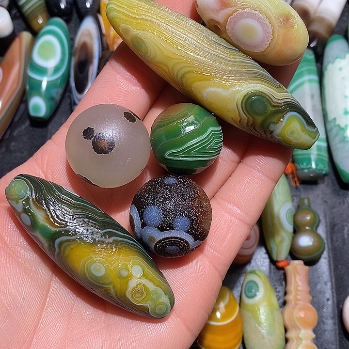 金***马玛瑙/玉髓合金颈饰