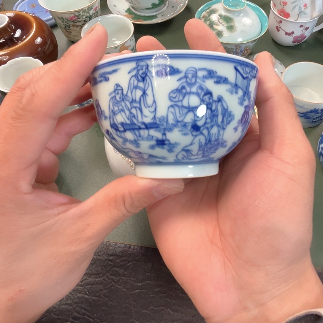 杯青花瓷器青花瓷器