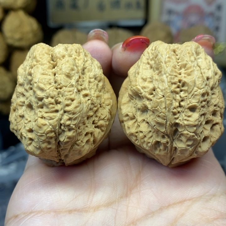 吊坠文玩核桃68蝴蝶古蝉王