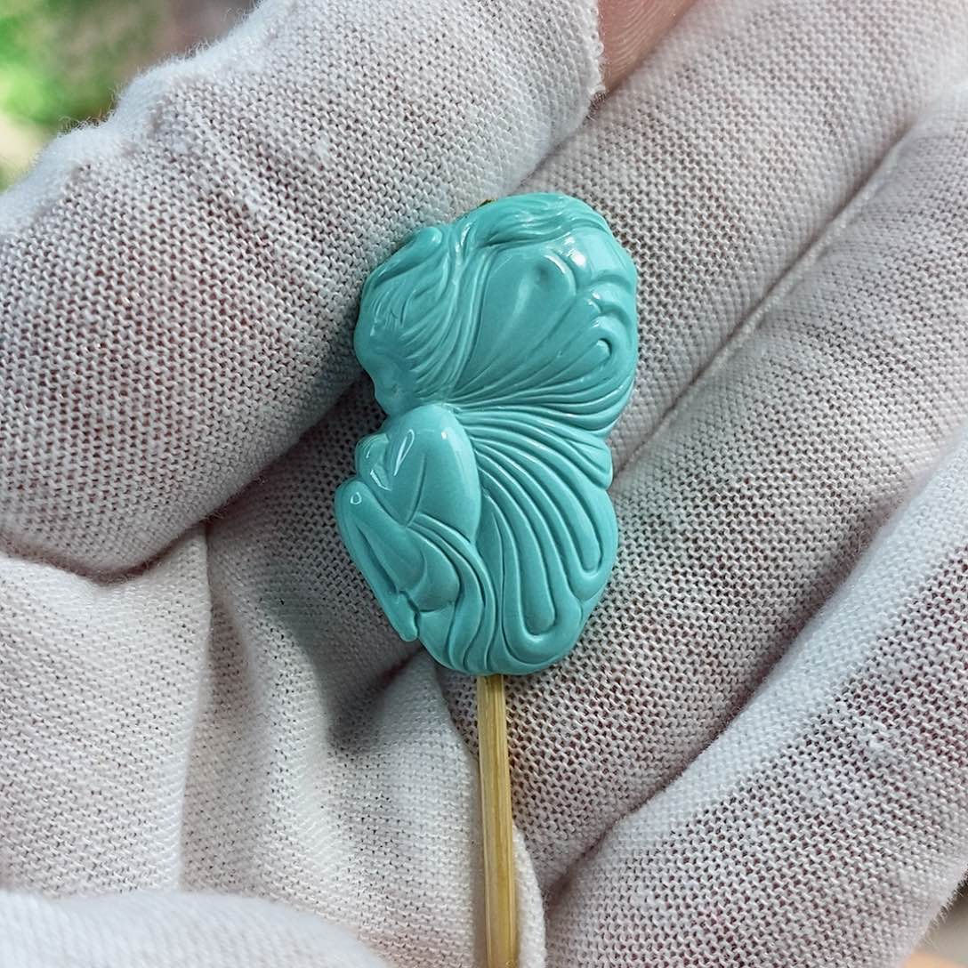 绿松石珠宝奇石未镶嵌