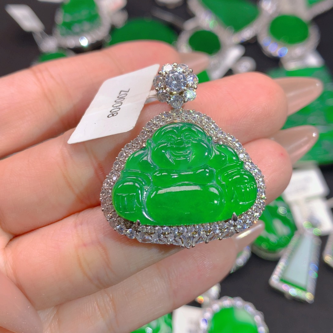 翡翠银S925镶嵌颈饰1111111111