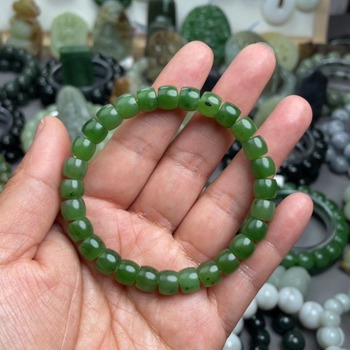 和田玉未镶嵌手串