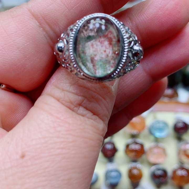 水晶戒指未镶嵌水晶