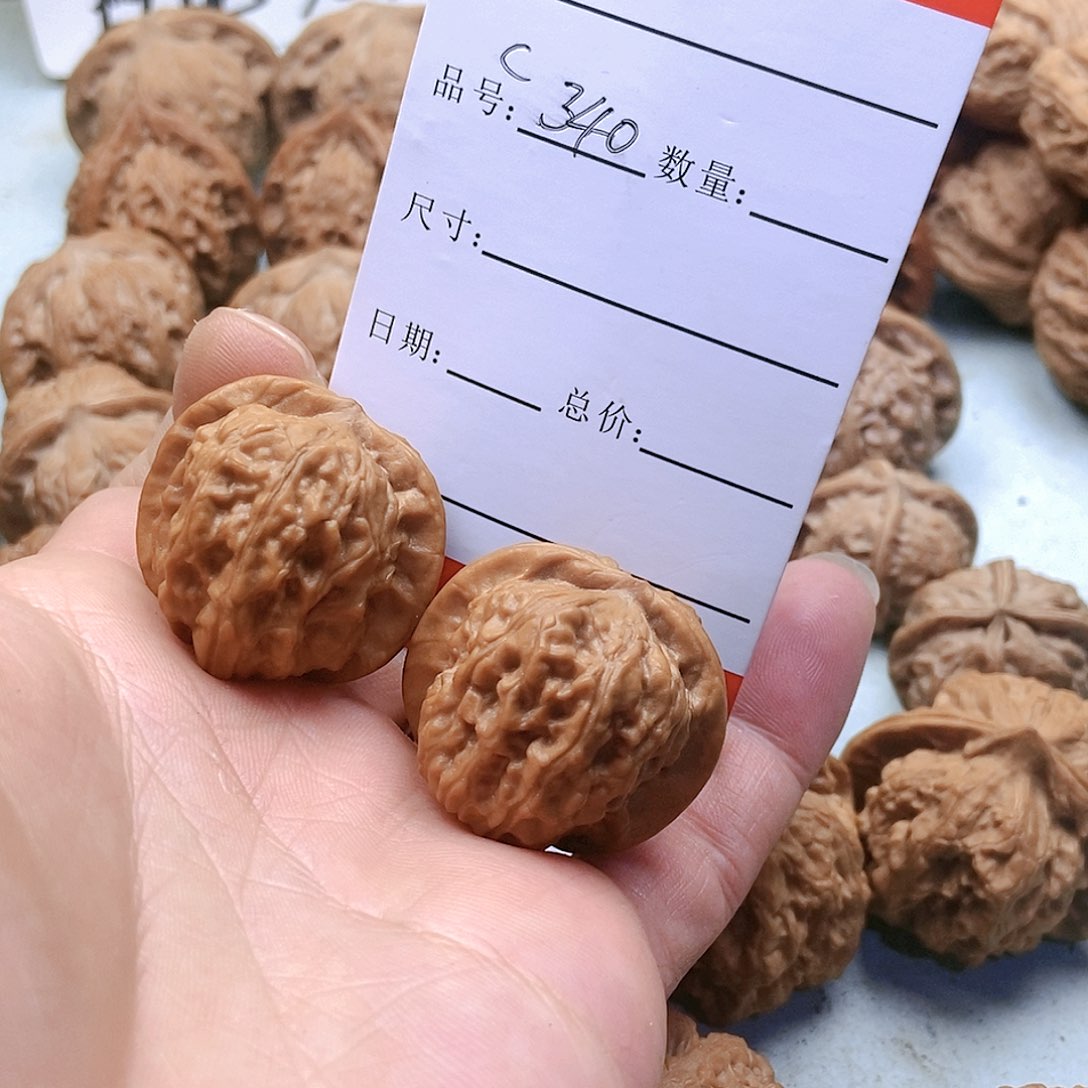 把件桃核340号全品蛤蟆眼32尺