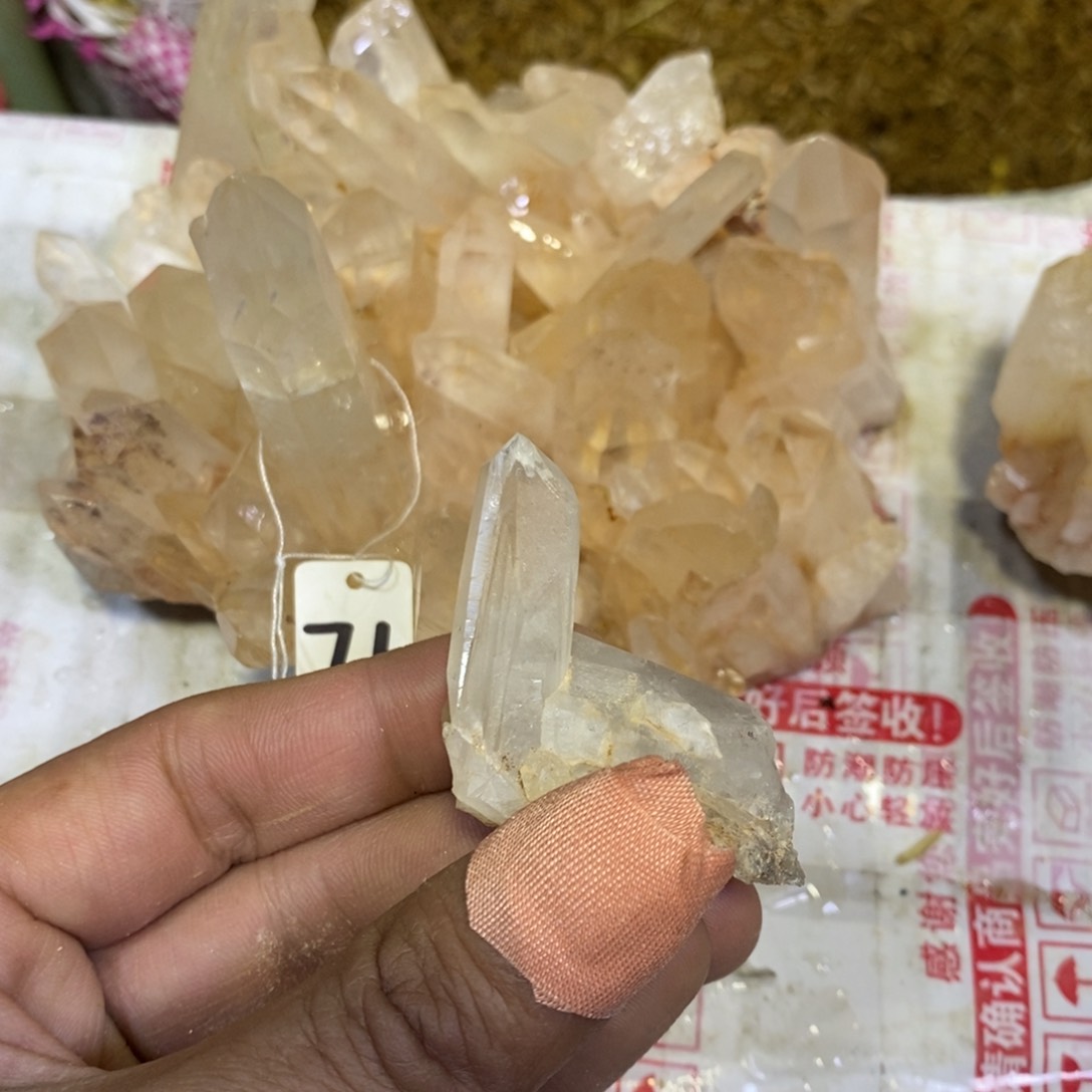 水晶水晶原石摆件未镶嵌f**d