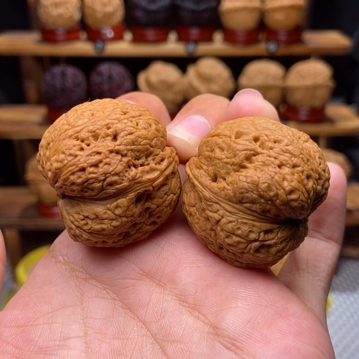 文玩核桃吊坠蚂蚁纹金蟾31