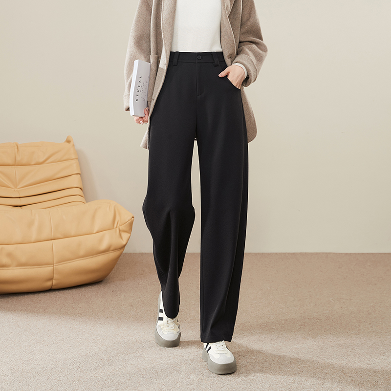 【逸阳反季清仓】雅丹风25年冬季裤遮肉显抓绒加厚宽松休闲女长裤