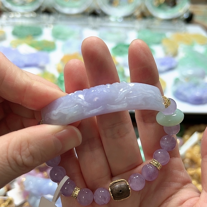 未镶嵌手链翡翠手牌