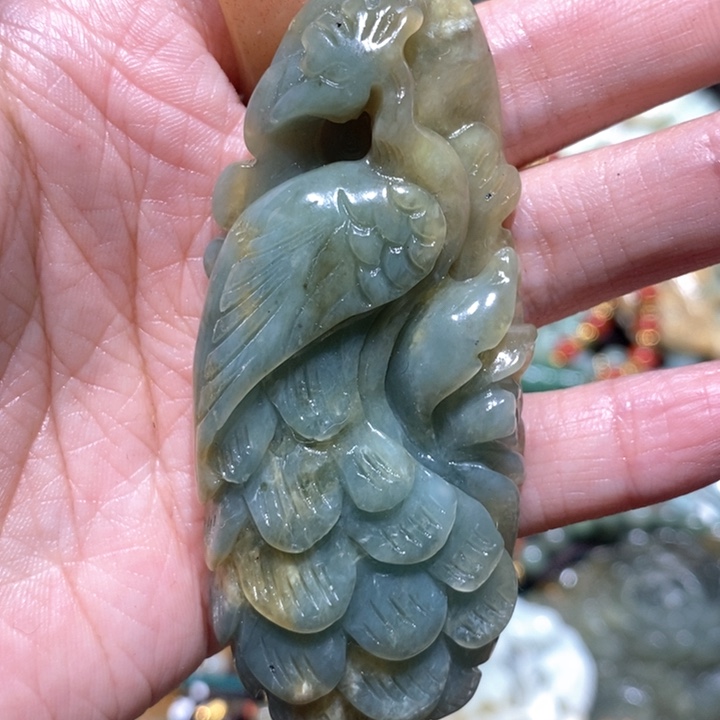 岫玉毛衣链未镶嵌