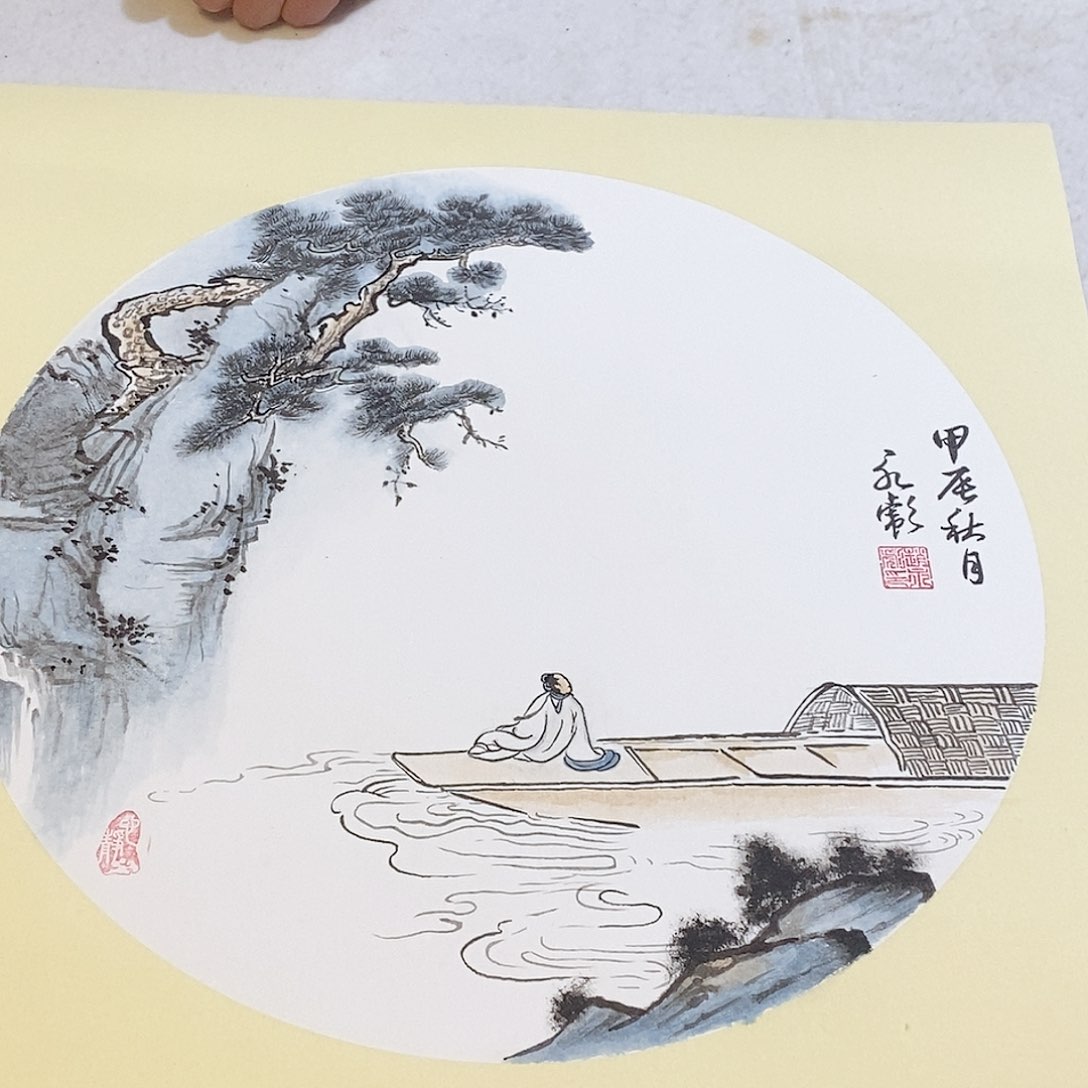 国画赵永彪手绘写意画