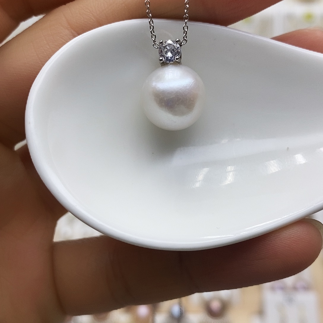 淡水珍珠颈饰合金