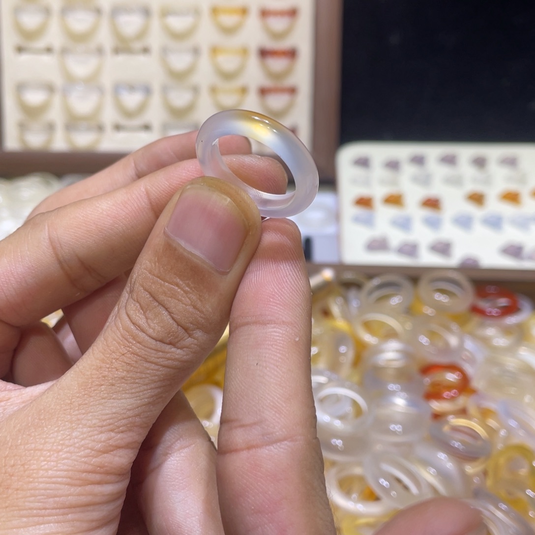 玛瑙/玉髓合金戒指517号港16