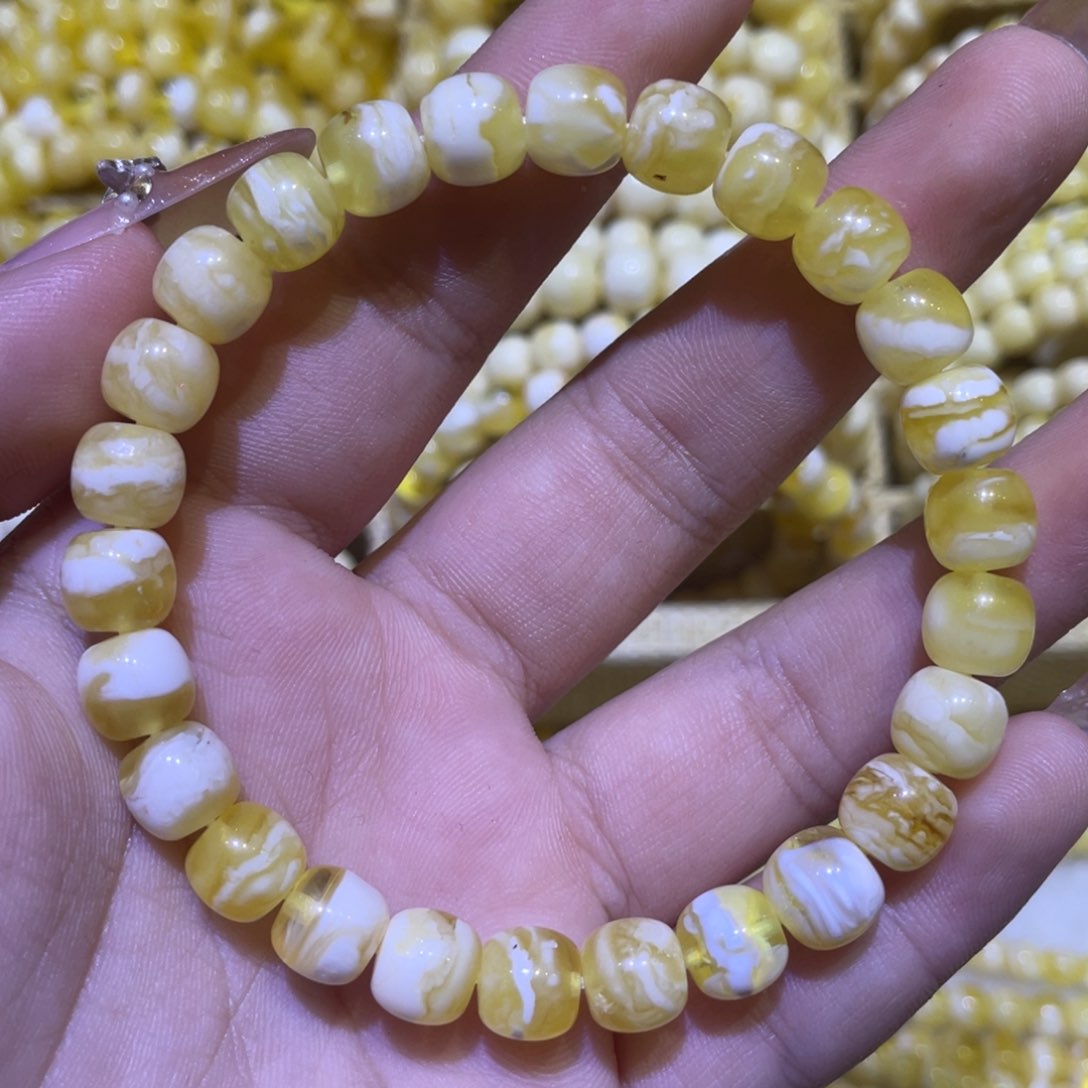 手绳琥珀未镶嵌8m