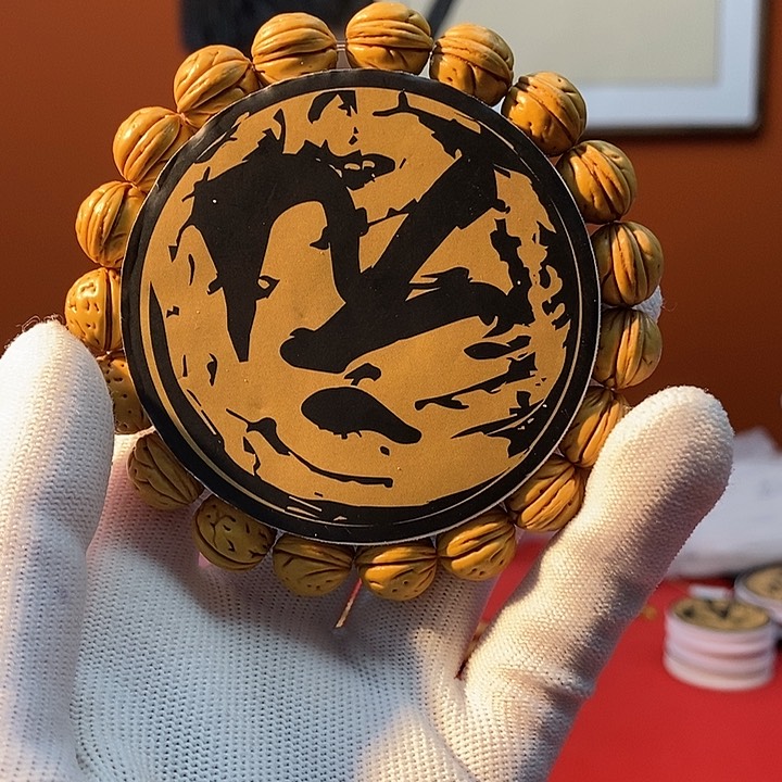 桃核手串A95 13  （尺寸误差0.5之间）