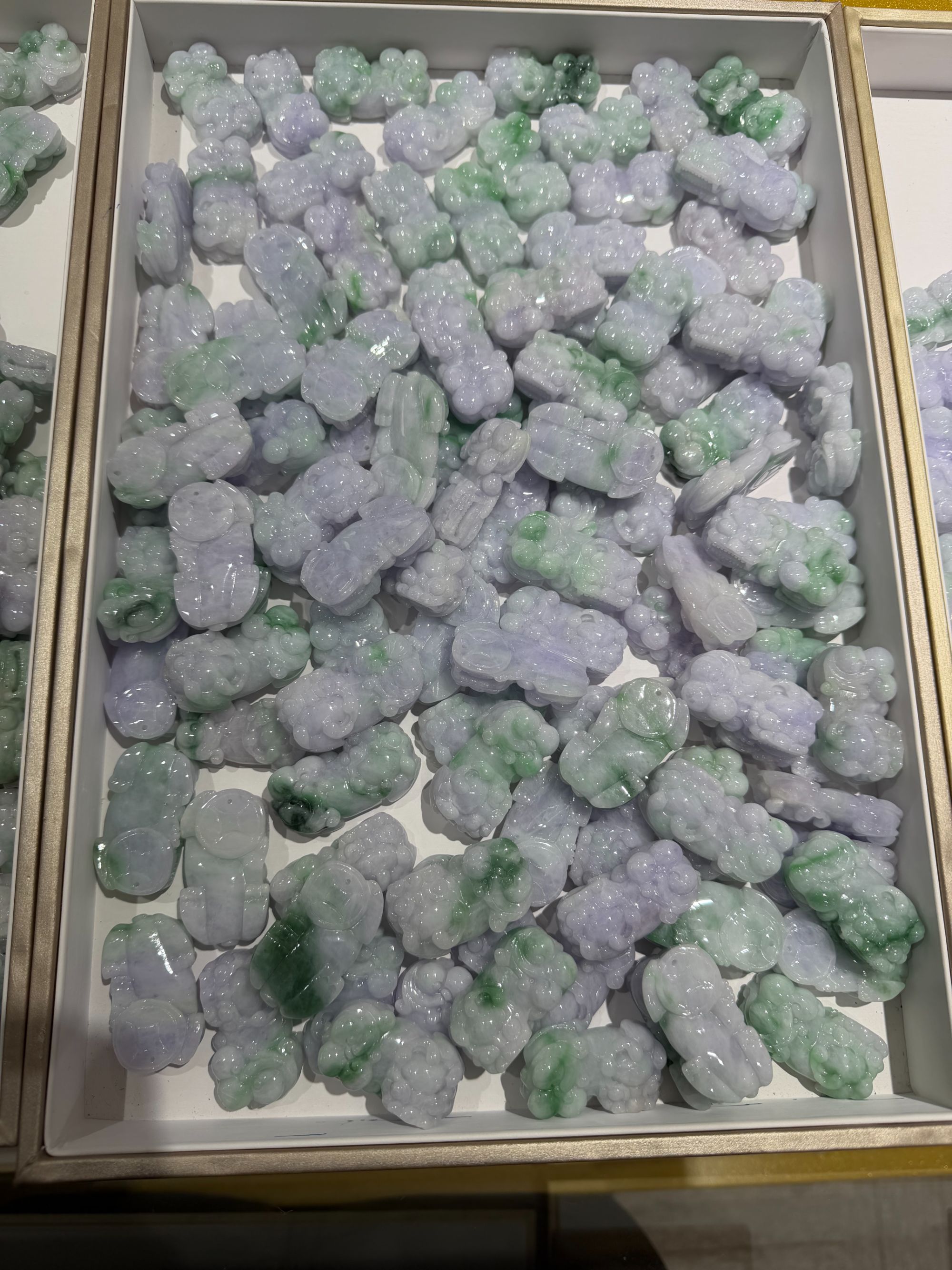 A82缅甸翡翠天然A货春彩貔貅（多样性发其一）