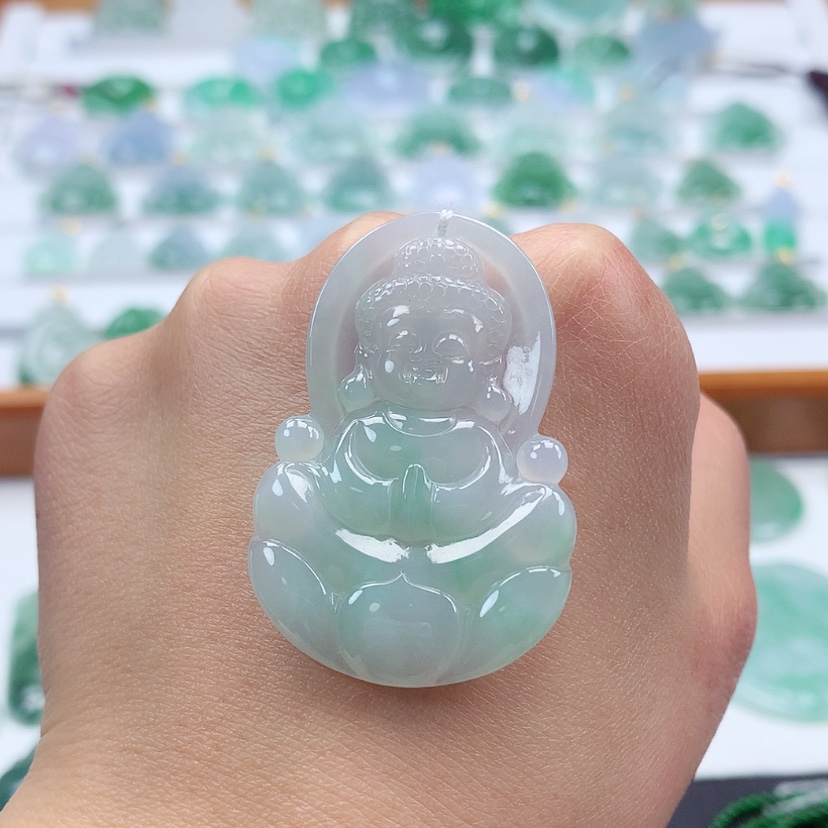 【闪购商品】翡翠吊坠(不含链)未镶嵌