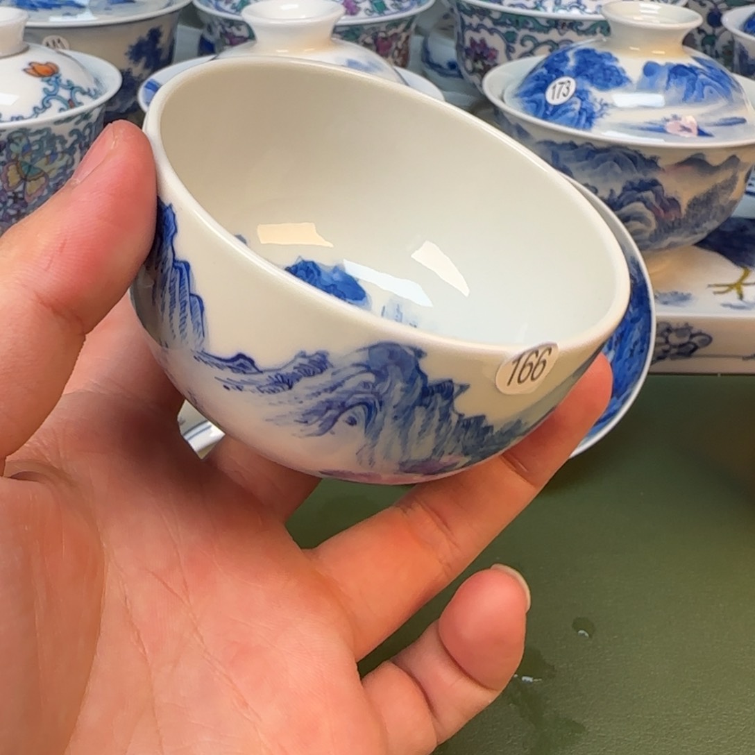 彦祖纯手工手绘茶具166