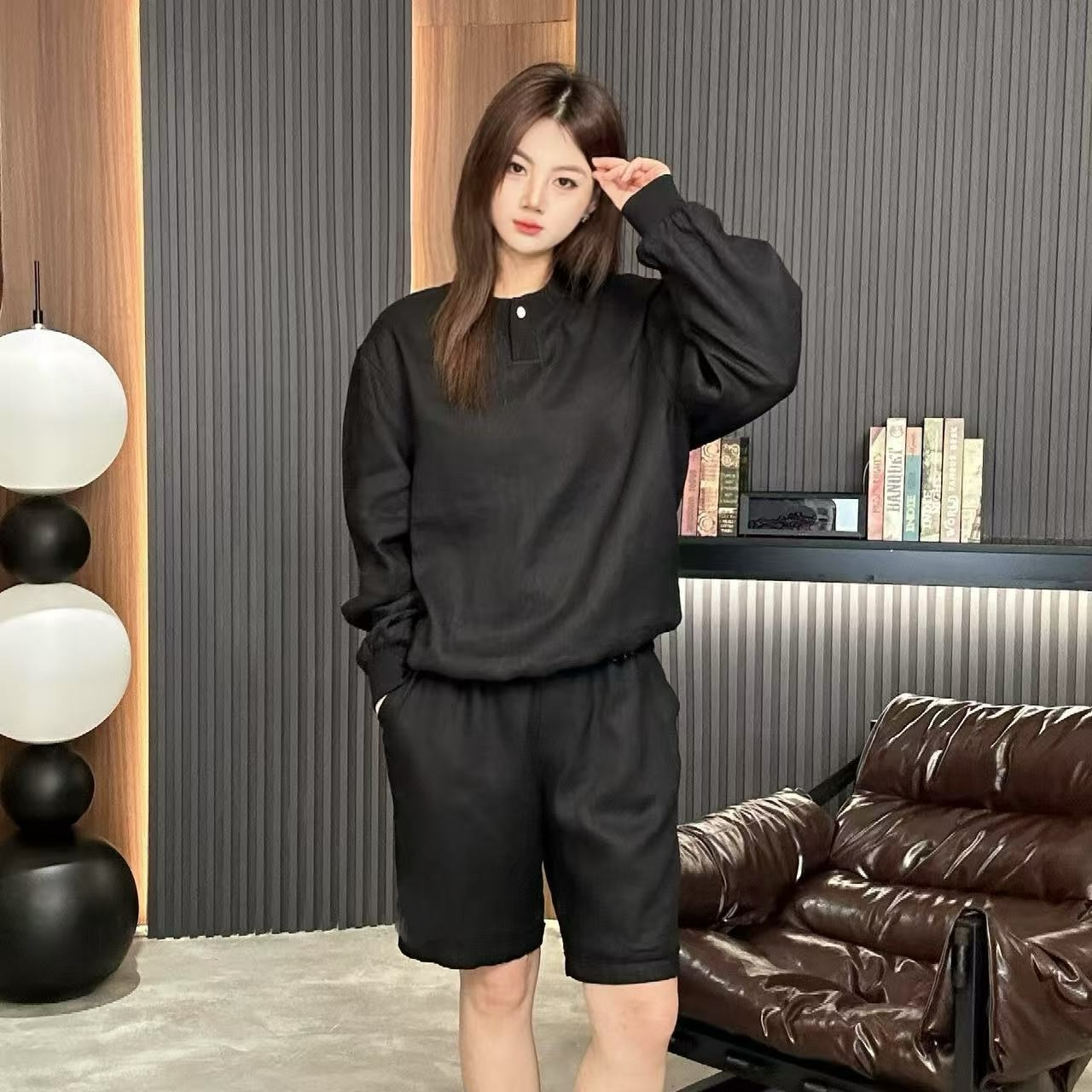 【琳琳专属】2025夏季100%亚麻老钱风套装SD-1157+SD-1156