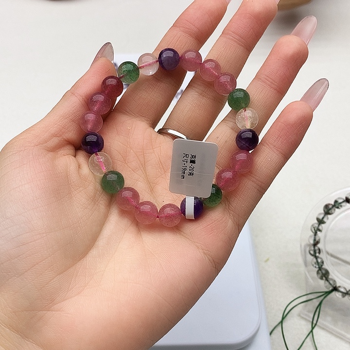 手链水晶未镶嵌多宝草莓晶