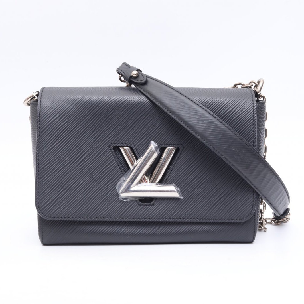 99新 LouisVuitton/路易威登 活动黑黑TWIST 中号 单肩包