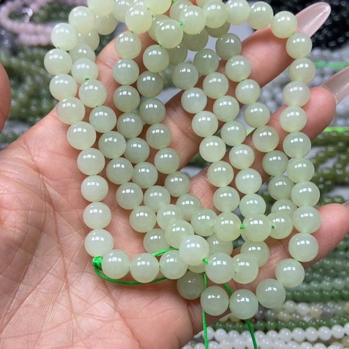 和田玉颈饰未镶嵌8