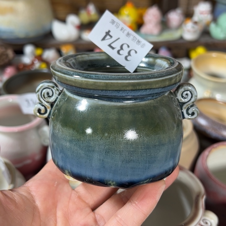 活动价30包邮景德镇手工花盆