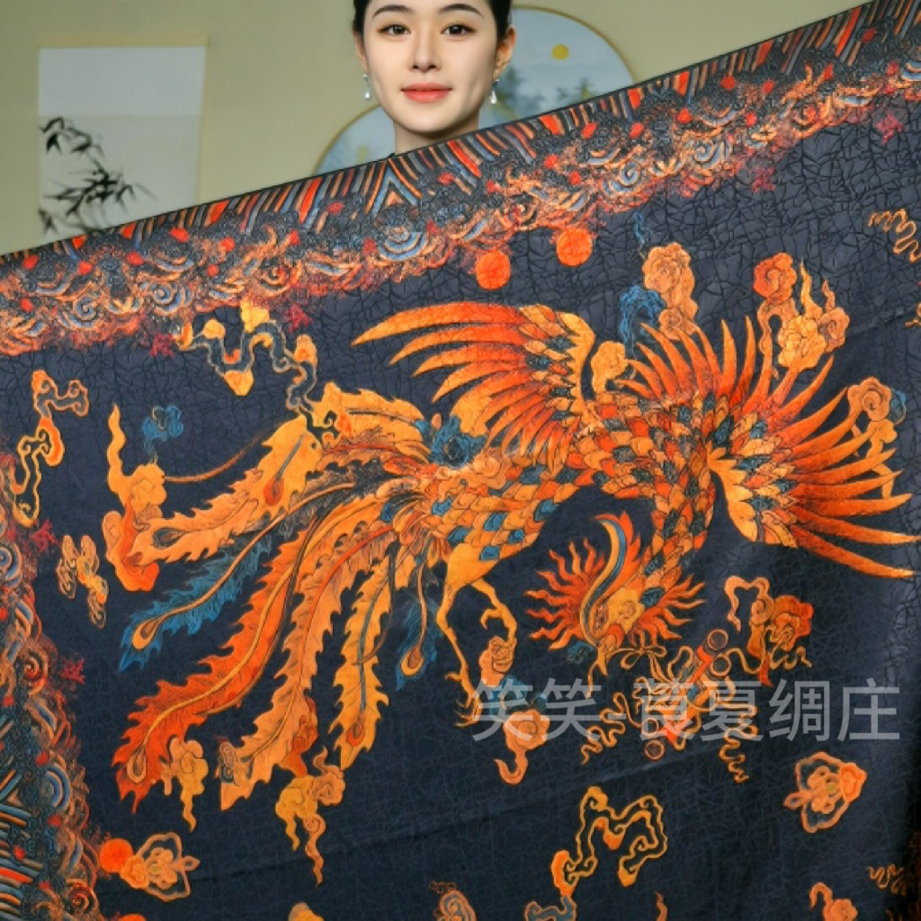 星悦｜凤求凰｜ 香云 秋冬优雅百搭 140 方巾