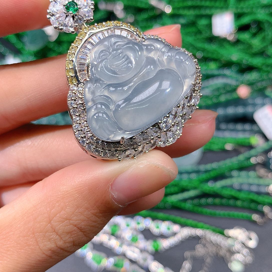 翡翠戒指未镶嵌天然翡翠