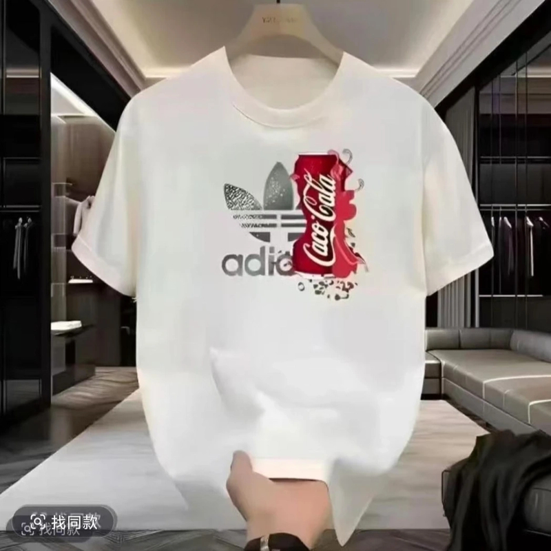 【一折粉丝福利】潮牌男女同款圆领百搭T恤时尚休闲夏季