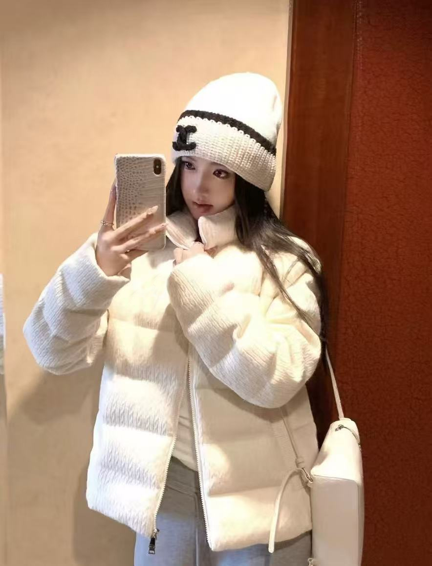 【陈元一】 小马立领绞花羽绒服（3个色）