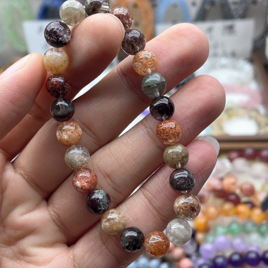 水晶未镶嵌手链8,1咪四季幽灵