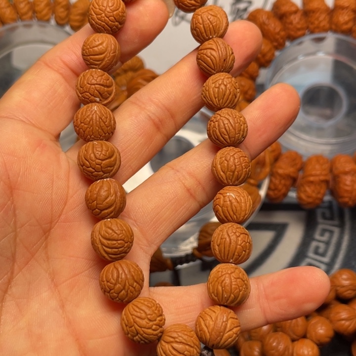 桃核手串龙纹桃核7