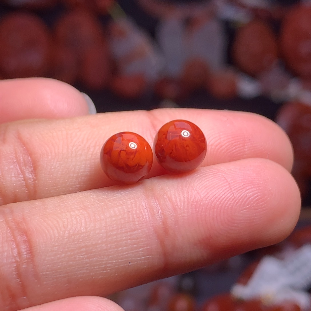 南红玛瑙未镶嵌珠宝半成品火焰单位