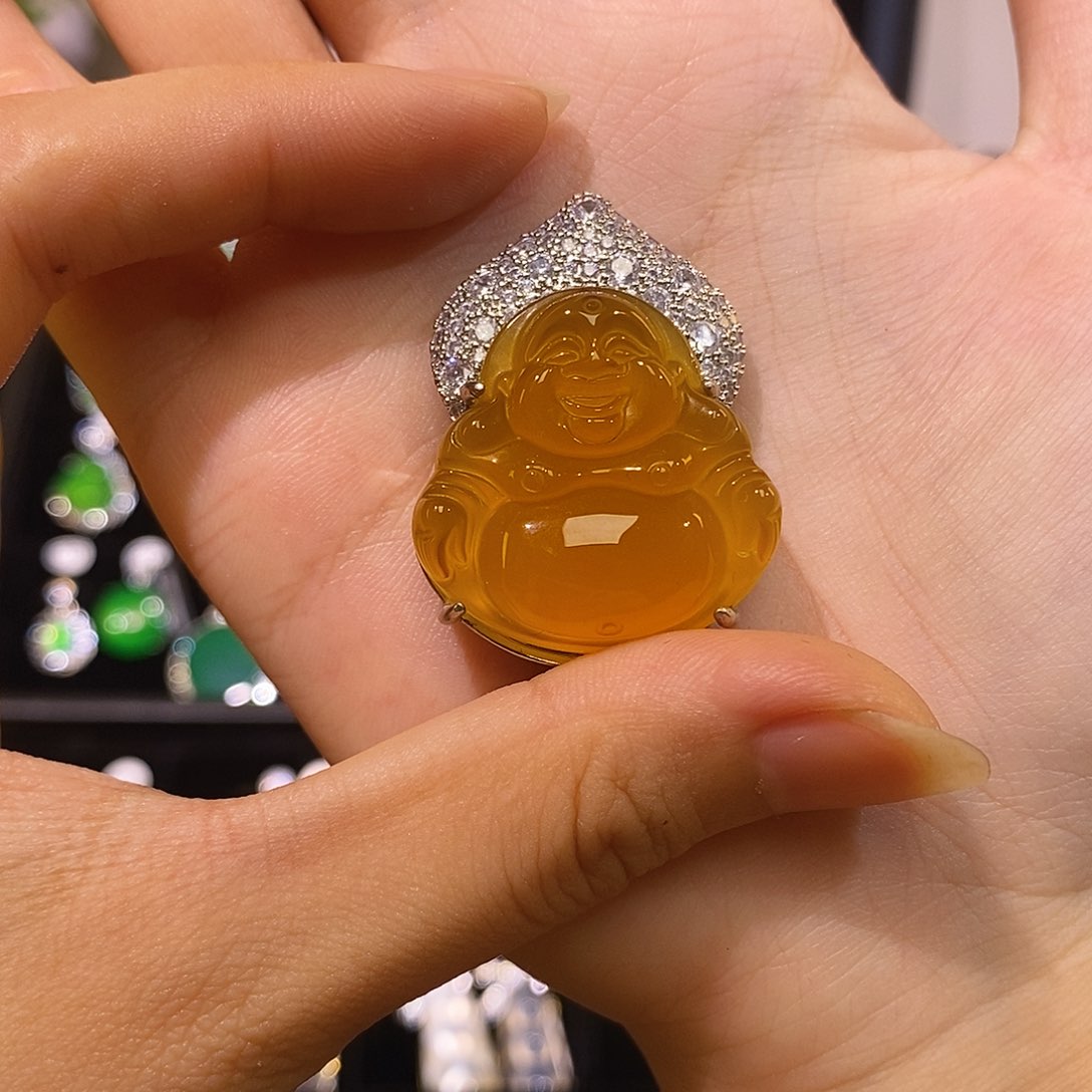 玛瑙/玉髓颈饰合金