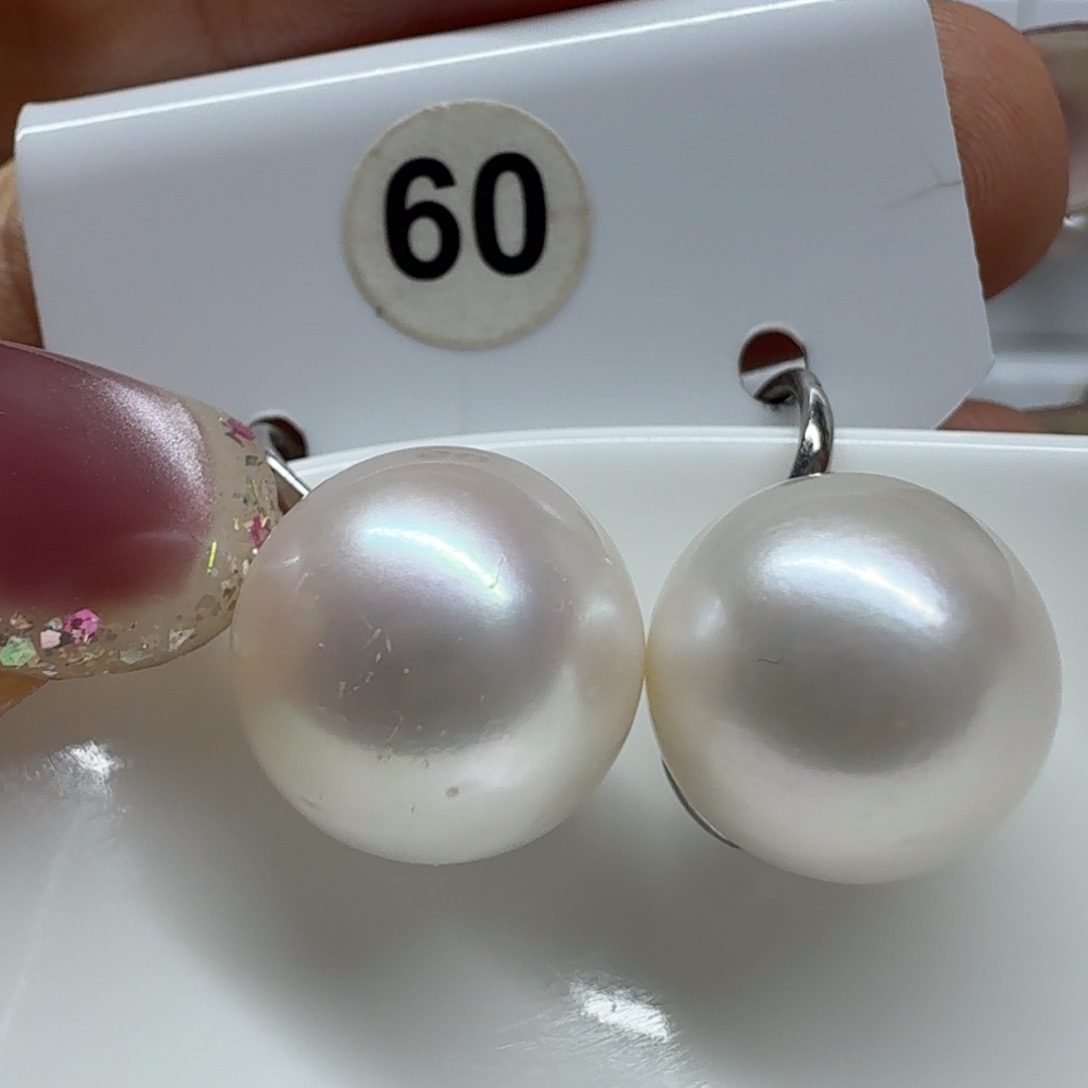 月***丘耳饰淡水珍珠银S925镶嵌珍珠13