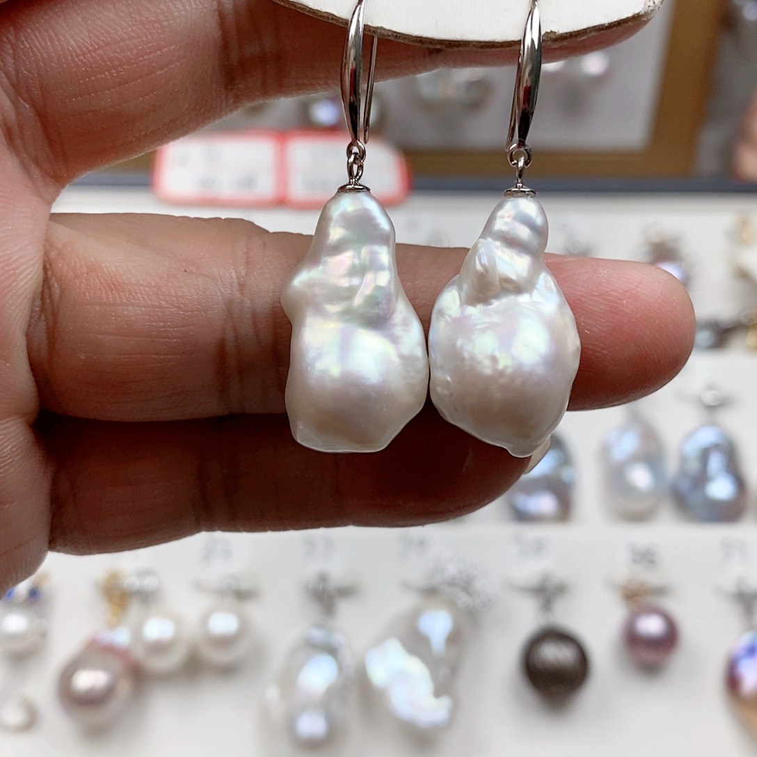 淡水珍珠颈饰银S925镶嵌