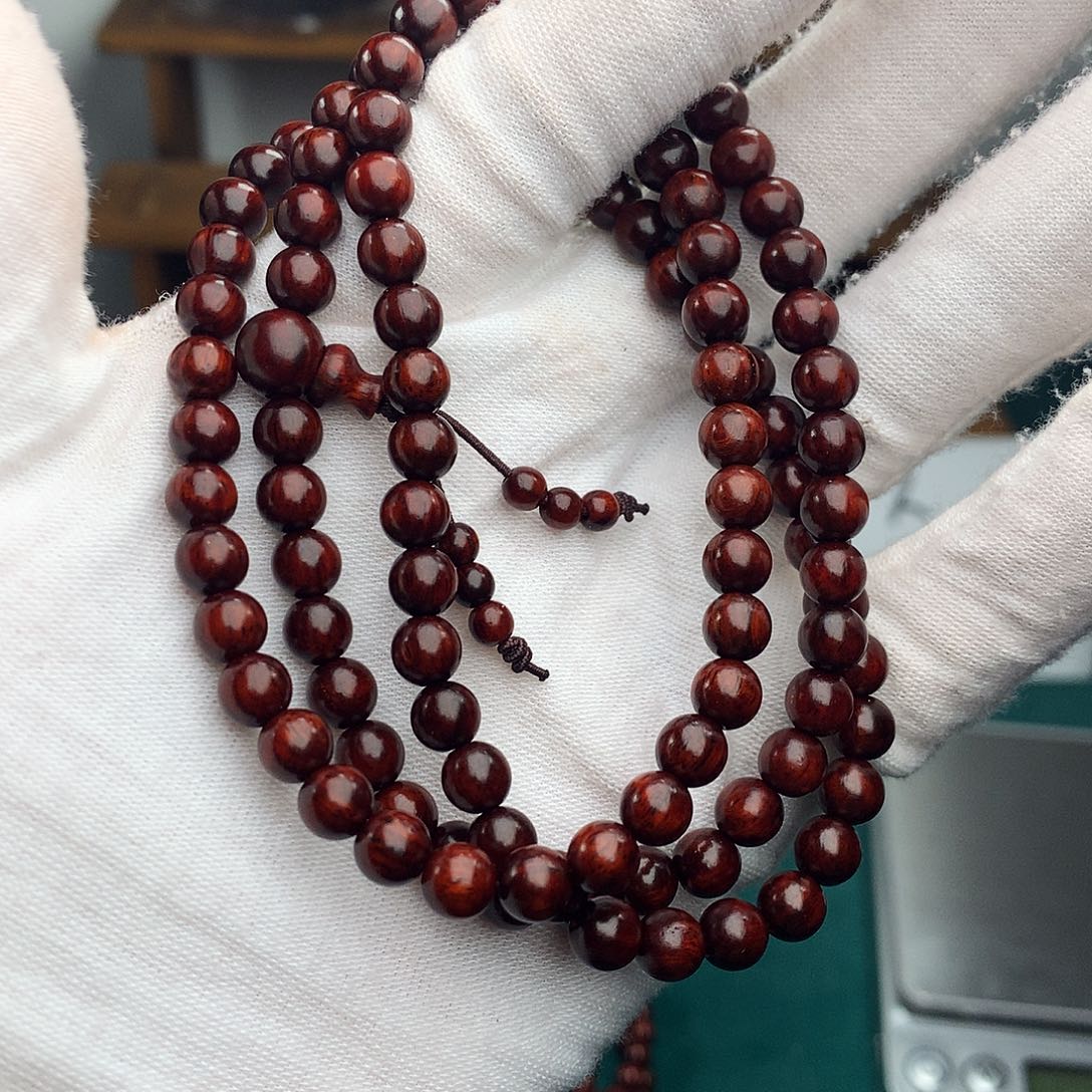 开***米檀香紫檀（小叶紫檀）手串/手链06