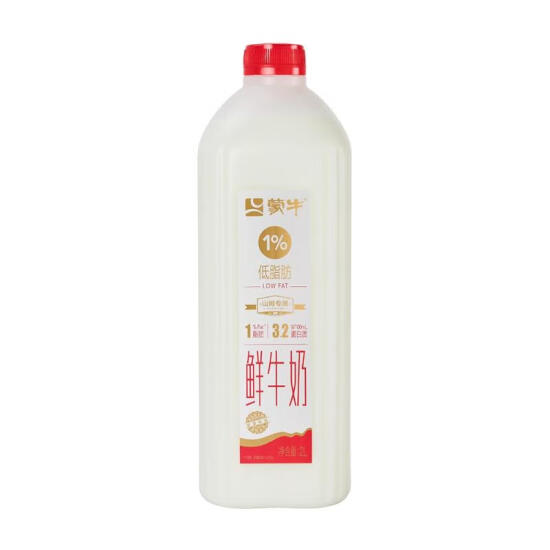 蒙牛 低脂鲜牛奶 2L